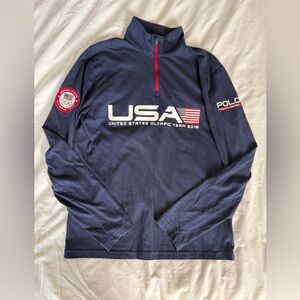 Polo by Ralph Lauren Navy Blue USA Olympic Team Jersey